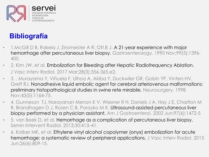 12 Hemorragia hepatica postbiopsia-embolizacion con Onyx